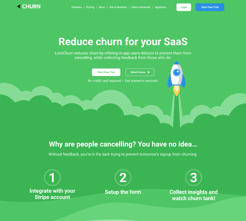 LessChurn Dashboard